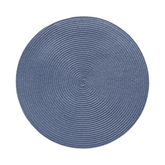 Jogo Americano Redondo Avulso Luna Azul Infinity 38cm - Ela Decora